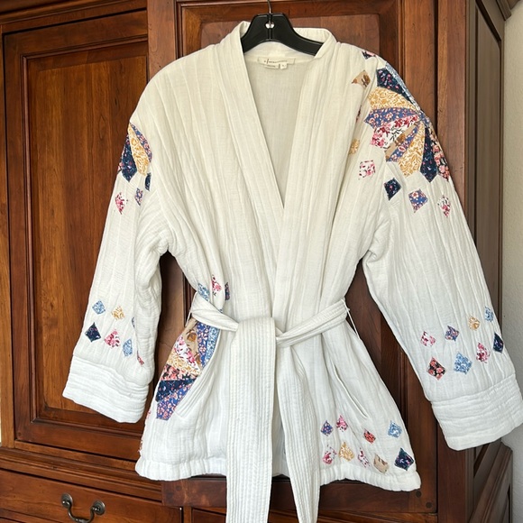 Anthropologie Jackets & Blazers - Anthropologie - Women’s Quilted Tie Jacket.  Size L. Like new!   Gently used!